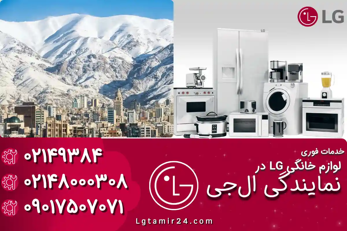 نمایندگی تعمیر ظرفشویی ال جی در شمال تهران